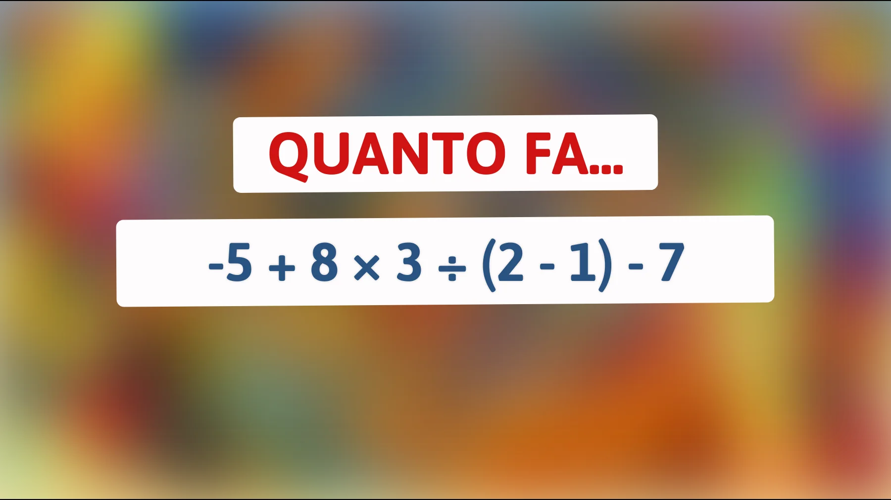 Scopri il segreto nascosto: solo i più intelligenti risolvono questo enigma matematico!"