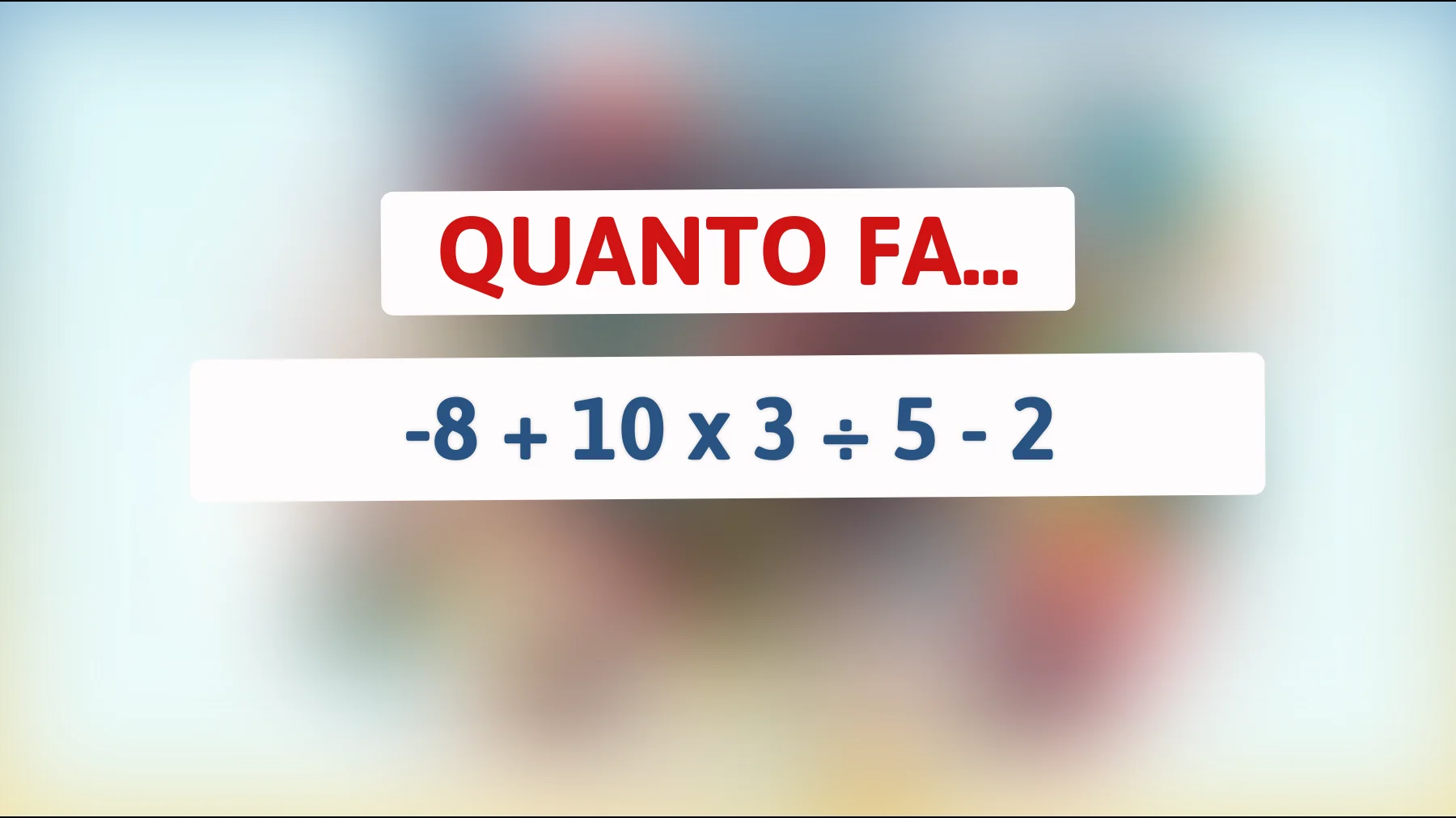 Solo i veri geni possono risolvere questo enigma matematico in pochi secondi! Riuscirai a svelare il mistero? Scoprilo ora!"